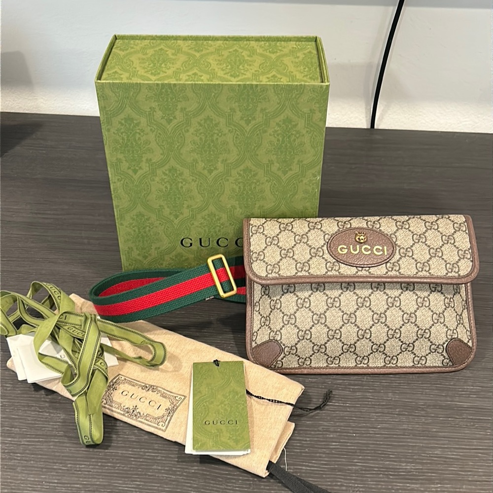 Gucci Neo Vintage GG Supreme Belt Bag - with box and dust cover